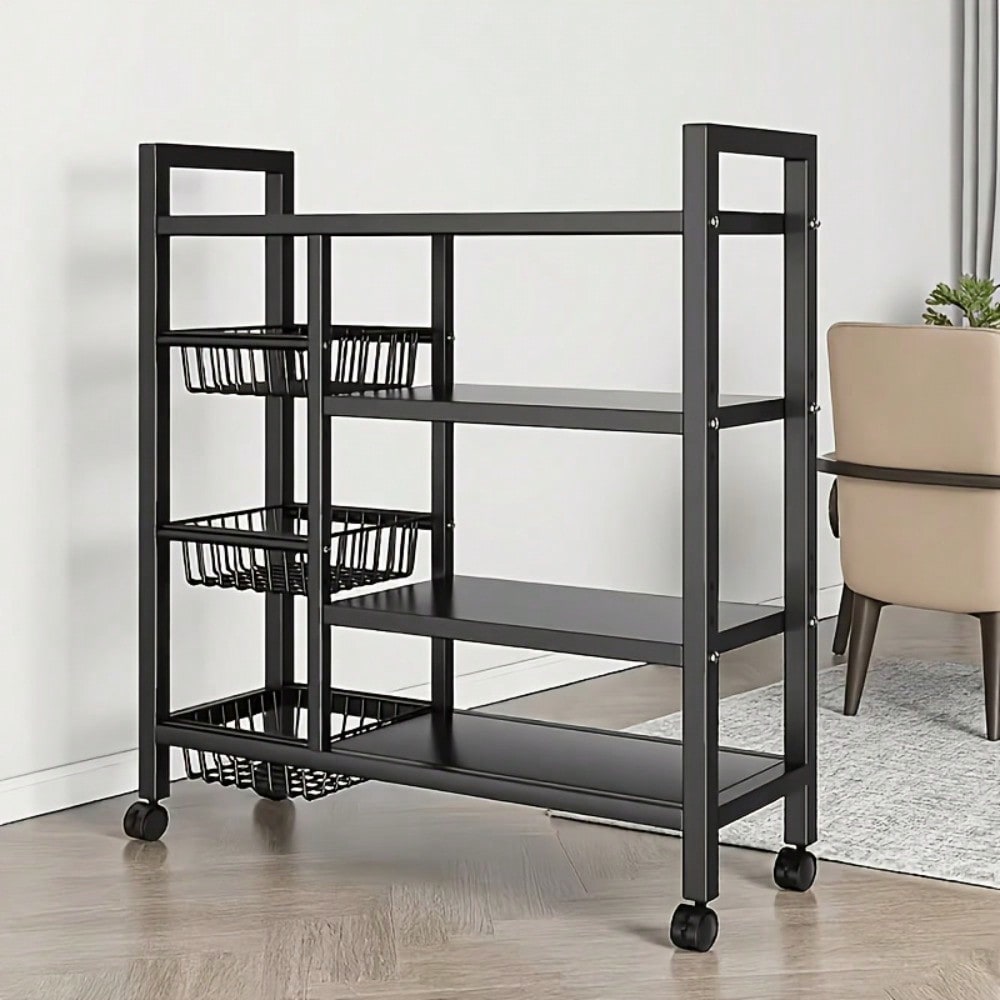 Kitchen Baking Pantry - Scaffale da Cucina Mobile con Ampio