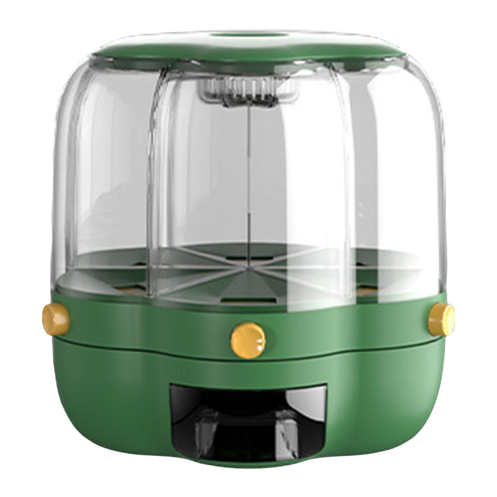 Kitchen Baking Pantry - Dispenser Rotante per Cereali, Contenitore per