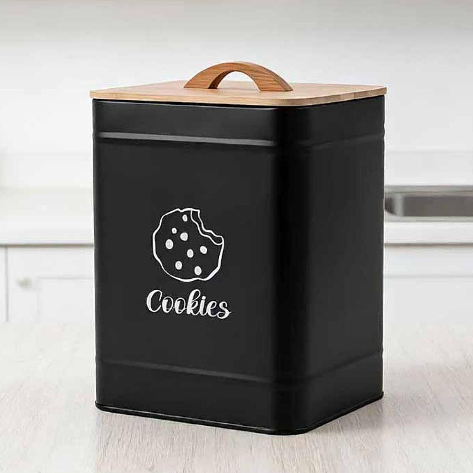 Kitchen Baking Pantry - Barattolo Contenitore per Biscotti in Latta,