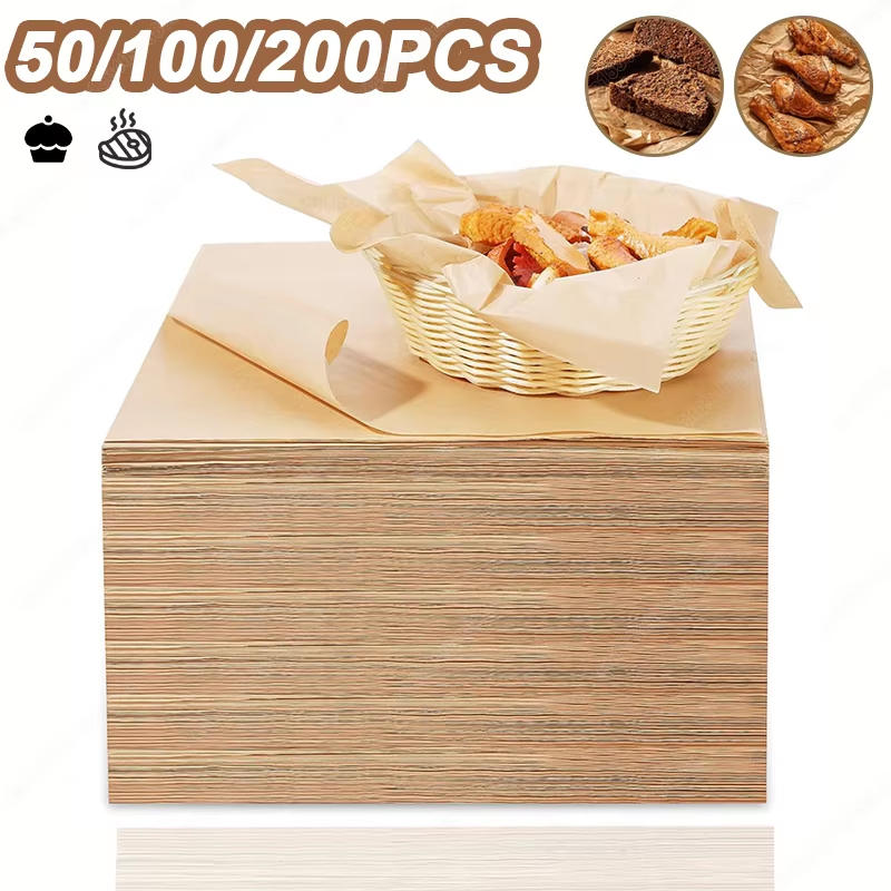 Kitchen Baking Utensil - 50/100/200PCS Carta da forno Pergamena Teglia