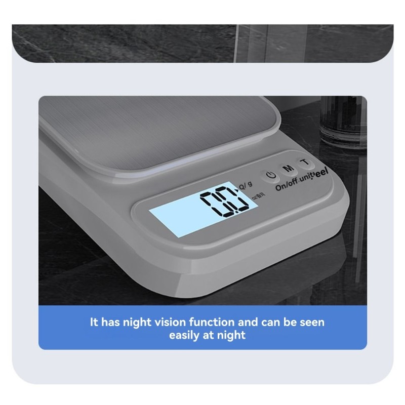 Kitchen Scale Precise - 【ESSENTIALS】Bilancia digitale da cucina per cottura