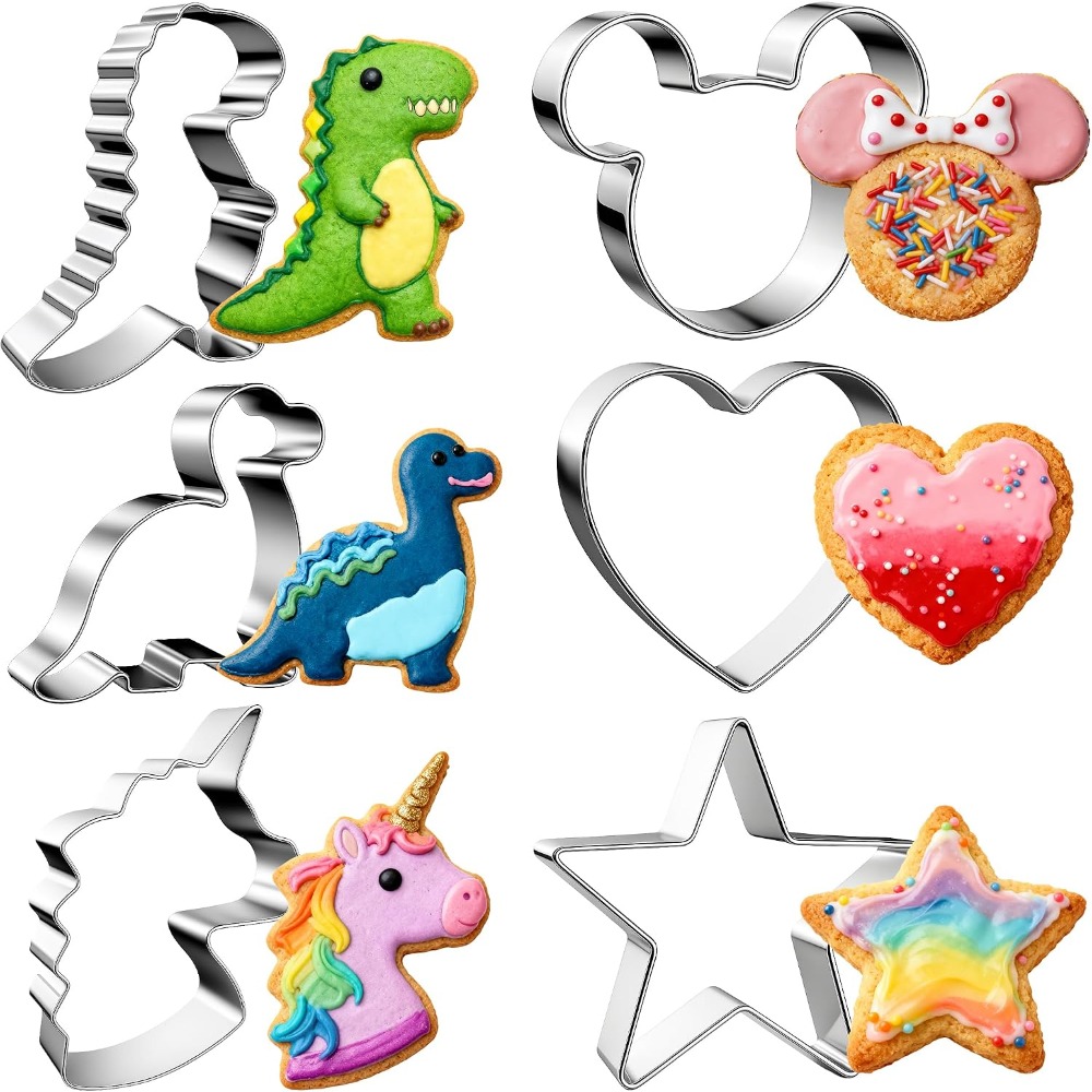 Cookie Cutter Set - Set di Tagliabiscotti in Acciaio Inox