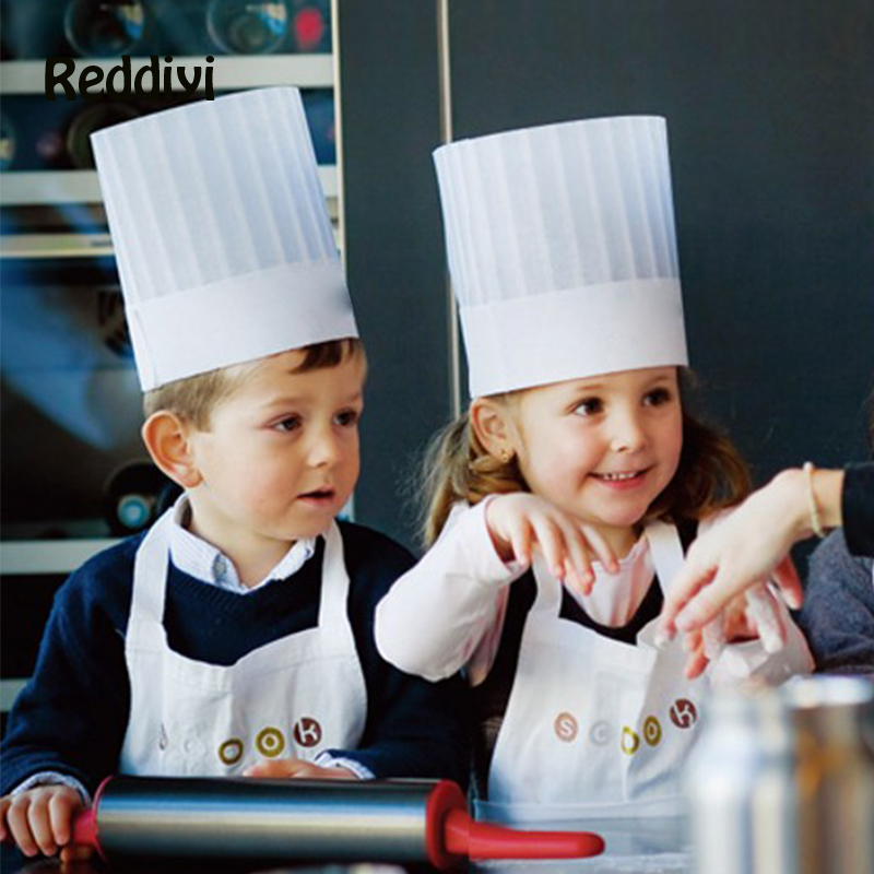 Baking Kitchen For Kids - 10 Pce Kids Kitchen Hats Kindergarten