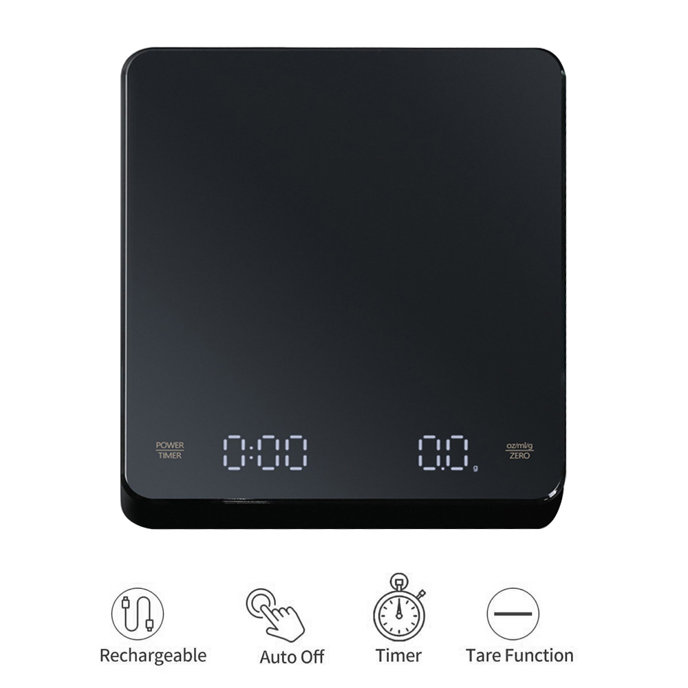 Kitchen Scale Precise - Bilancia da caffè digitale con timer