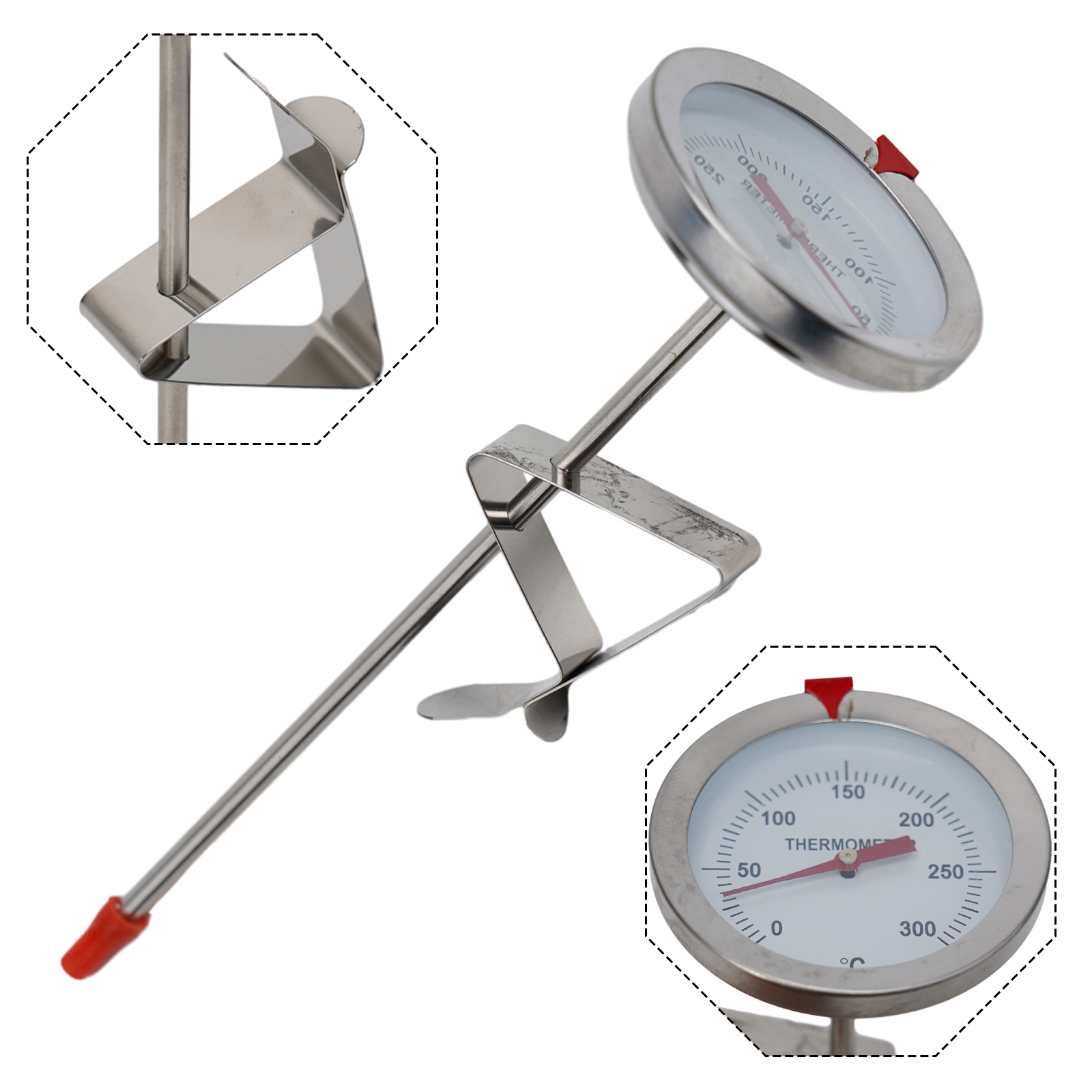 Kitchen Baking Utensil - Termometro con sonda in acciaio inossidabile