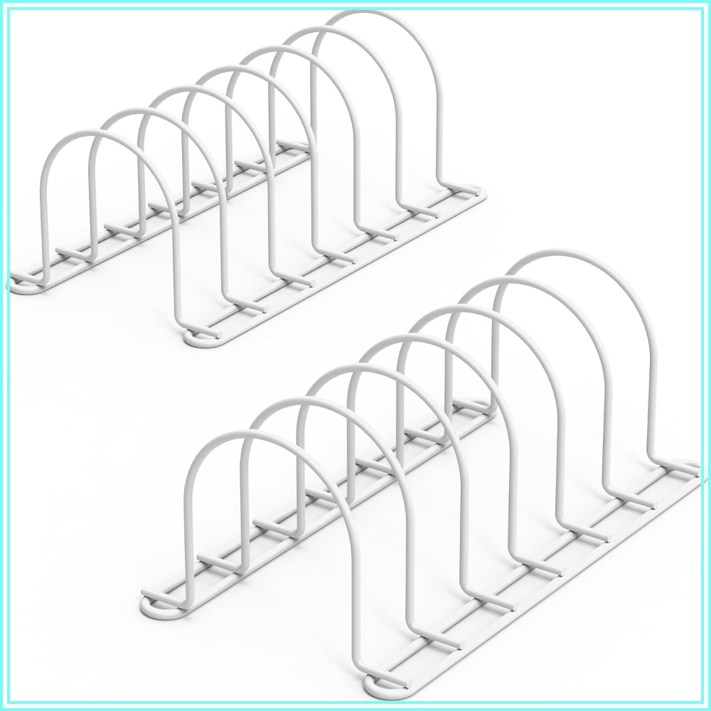 Kitchen Cabinet Baking Sheet Organizer - Organizzatore Verticale per Piatti da Armadio,