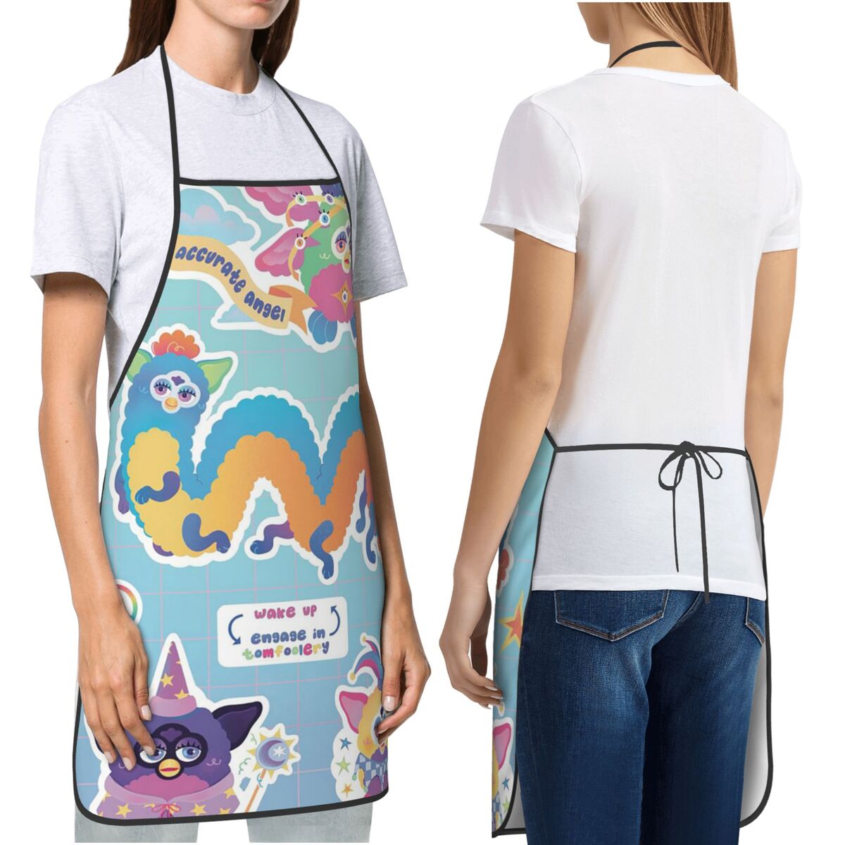Kitchen Nightmares Baking - Nightmare Furby Cartoon Grembiuli Chef Cottura
