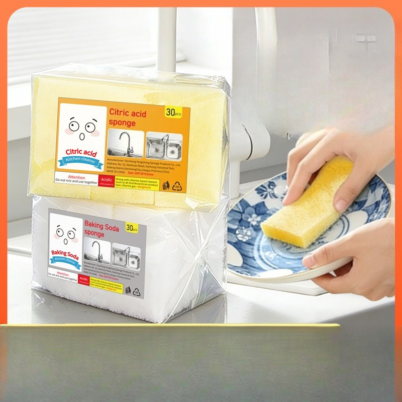 Kitchen Cleaner Baking Soda - Spugne e salviette detergenti multiuso, acido