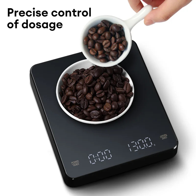 Kitchen Scale Precise - Bilancia Digitale per Caffè con Timer,