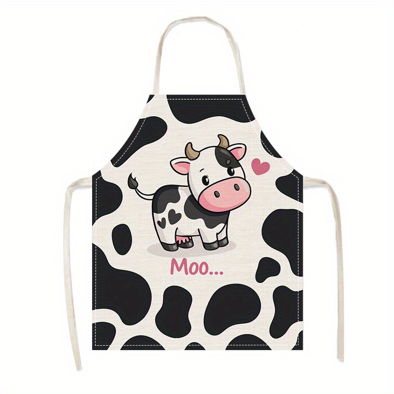 Baking Kitchen For Kids - Grembiule da Cucina con Stampa Mucca