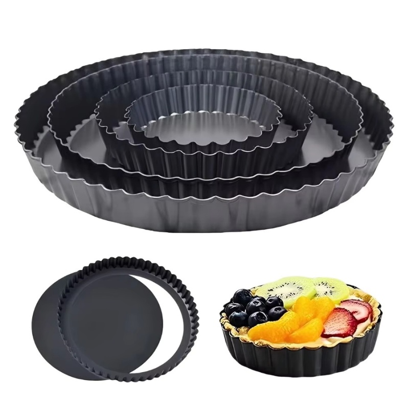 Kitchen Oven Baking Pans - Stampo per Torte Scanalato con Fondo