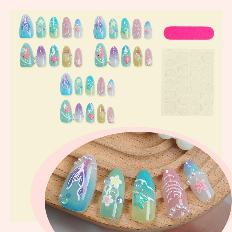 30 pezzi Summer Press on Nails - Decorating Tip Set recensione e prezzo