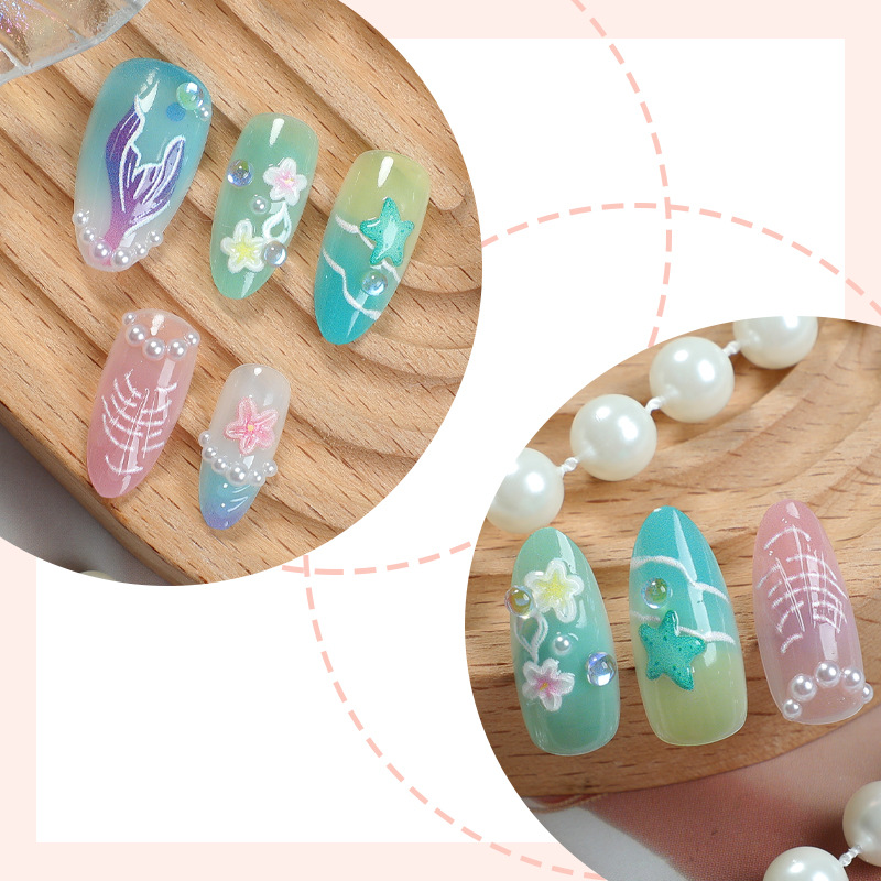 30 pezzi Summer Press on Nails - Decorating Tip Set recensione e prezzo