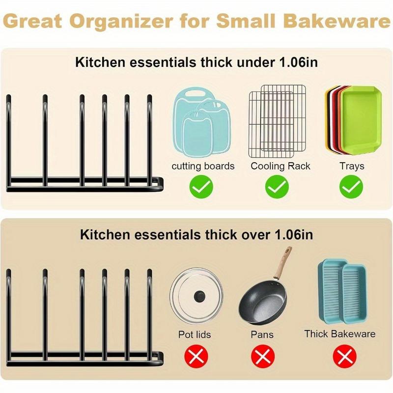 Organizzatore per taglieri da  - Kitchen Cabinet Baking Sheet Organizer recensione e prezzo