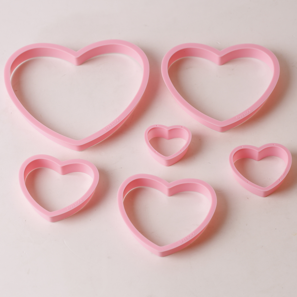 1 set/3 set rosa cuore stella  - Cookie Cutter Set recensione e prezzo