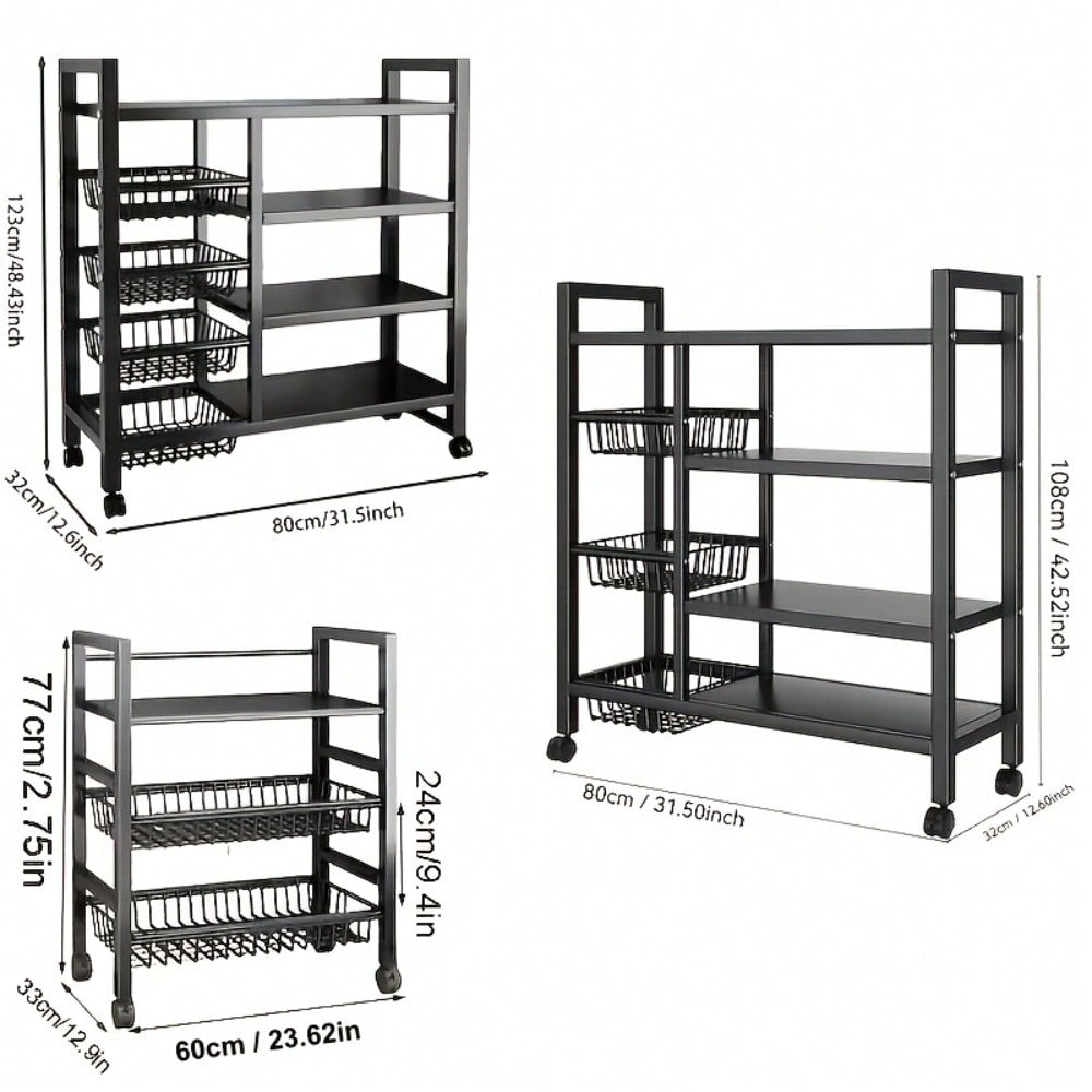 Scaffale da Cucina Mobile con  - Kitchen Baking Pantry recensione e prezzo