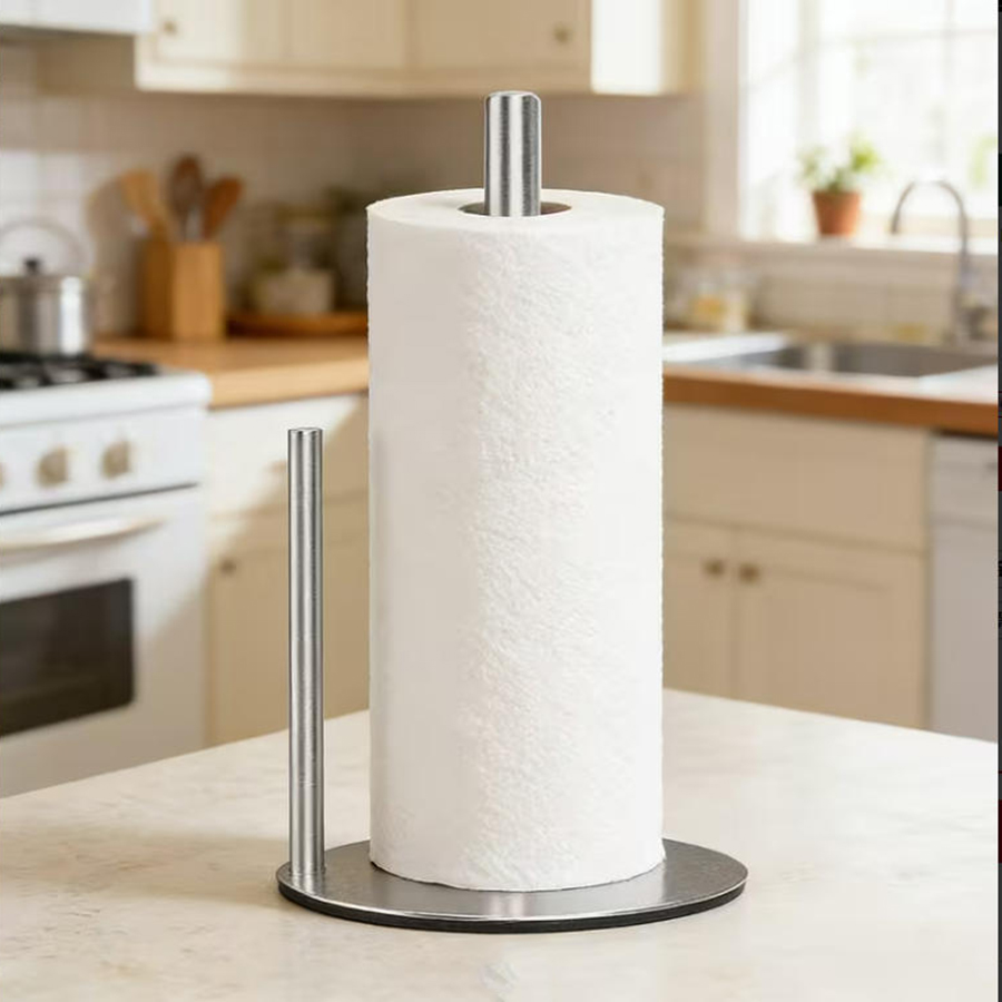 Portarotolo da cucina in accia - Kitchen Baking Paper Holder recensione e prezzo