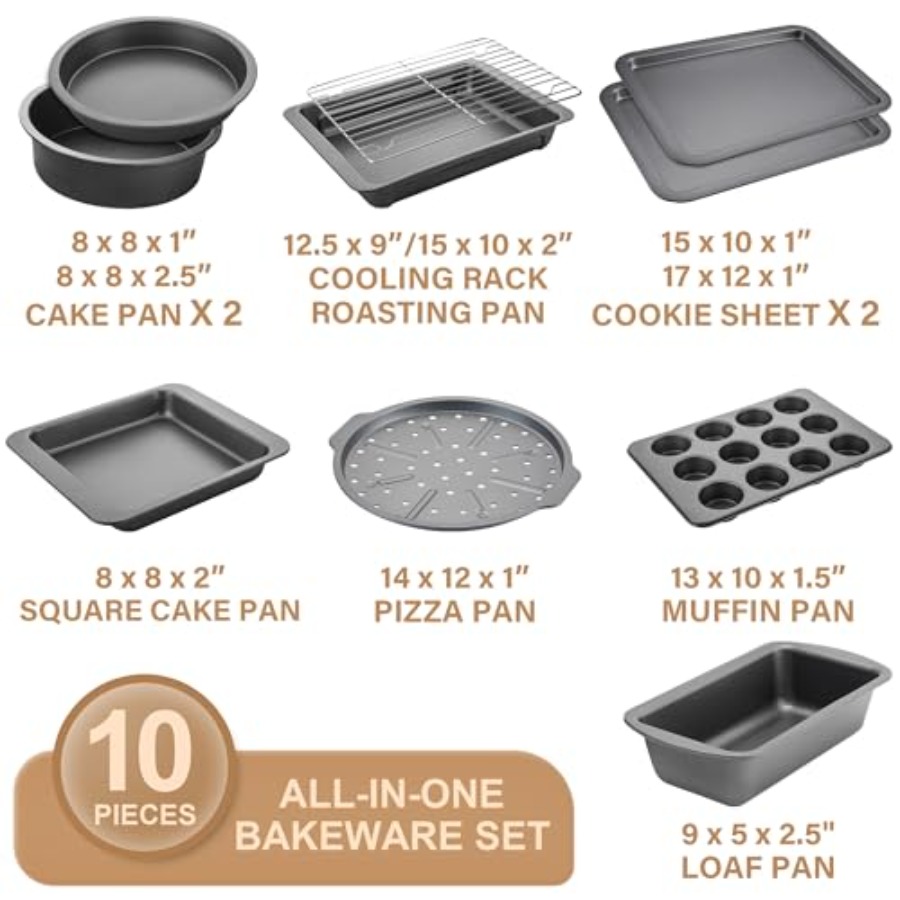 Set di Teglie da Forno, Set di - Kitchen Oven Baking Pans recensione e prezzo