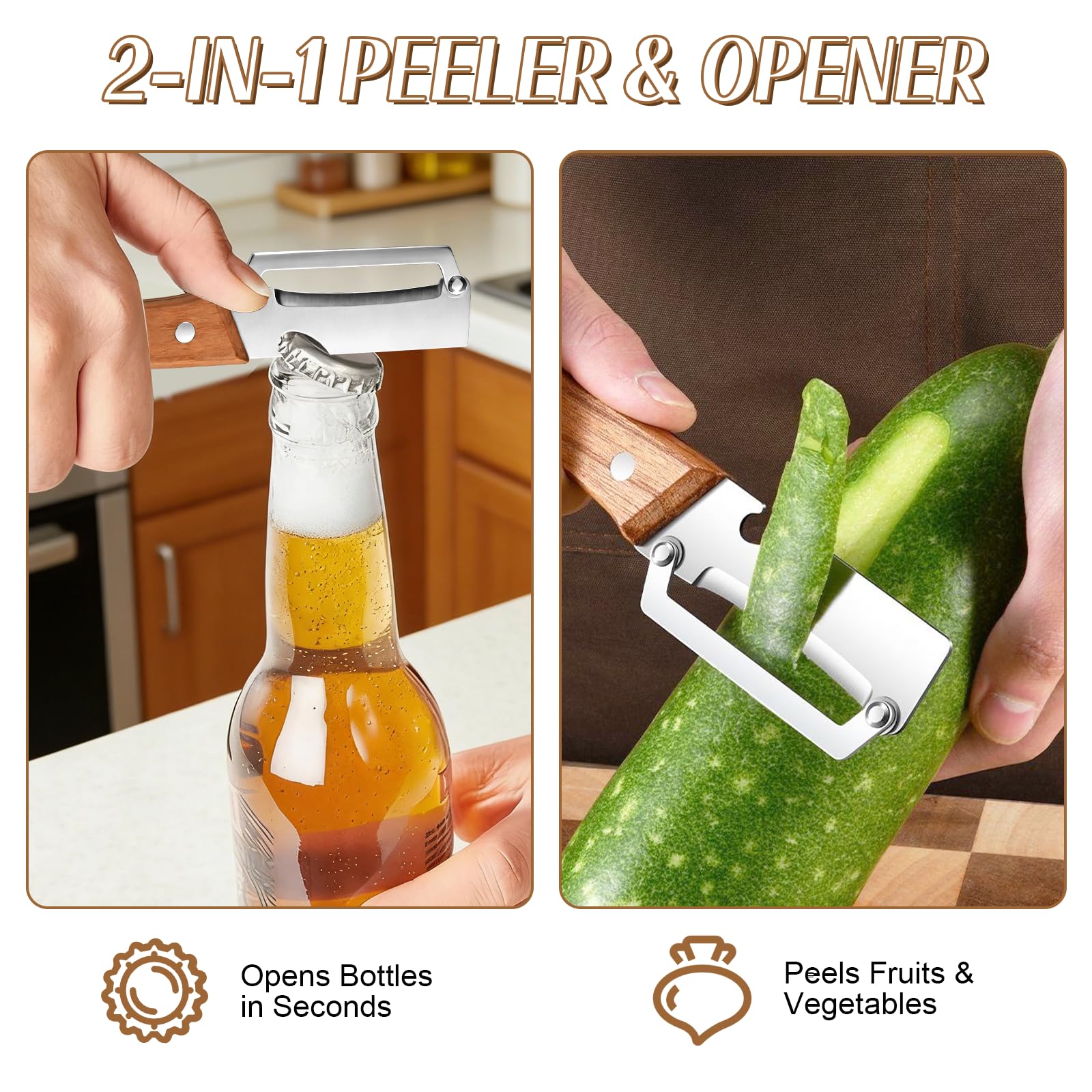 Pelapatate 3-in-1 con Manico i - Kitchen Jobs recensione e prezzo