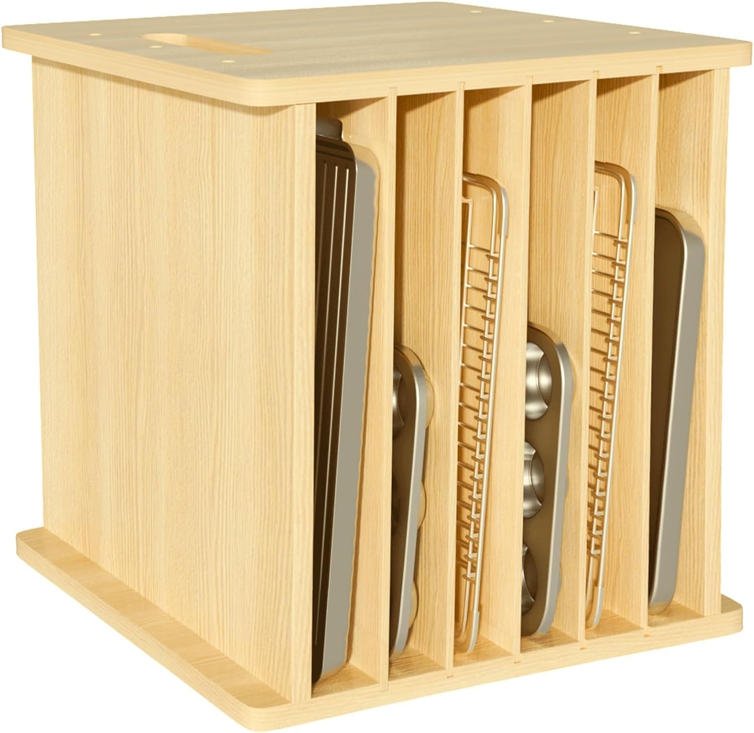 Organizzatore Divisorio in Leg - Kitchen Cabinet Baking Sheet Organizer recensione e prezzo