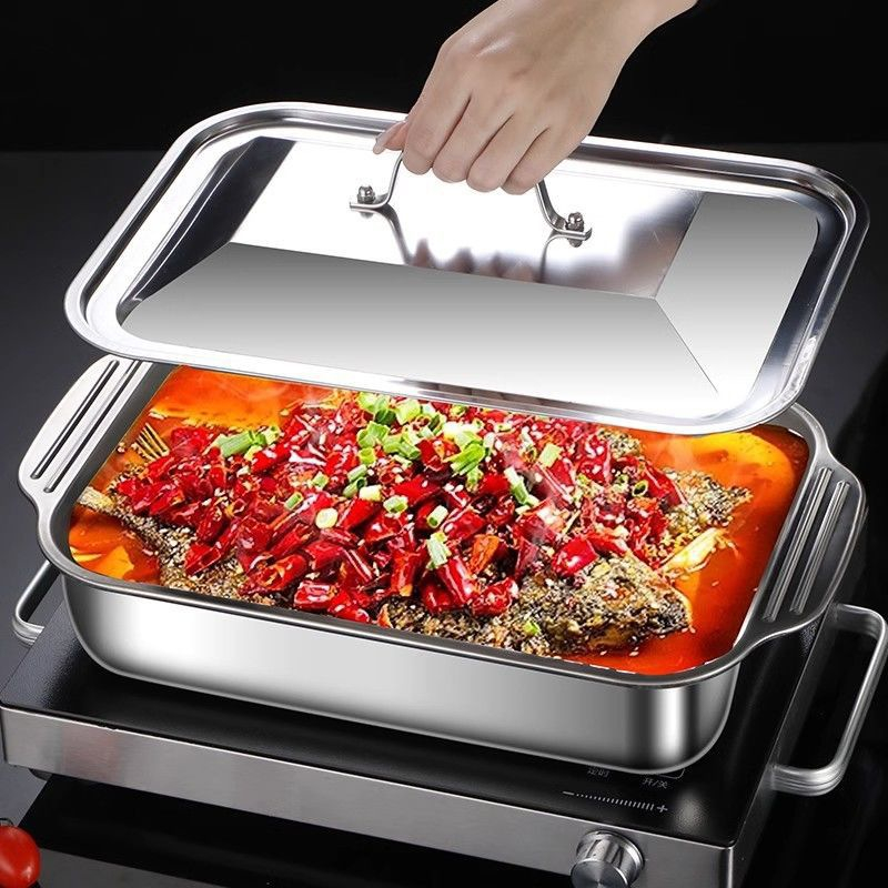 Teglia Profonda in Acciaio Ino - Kitchen Oven Baking Pans recensione e prezzo