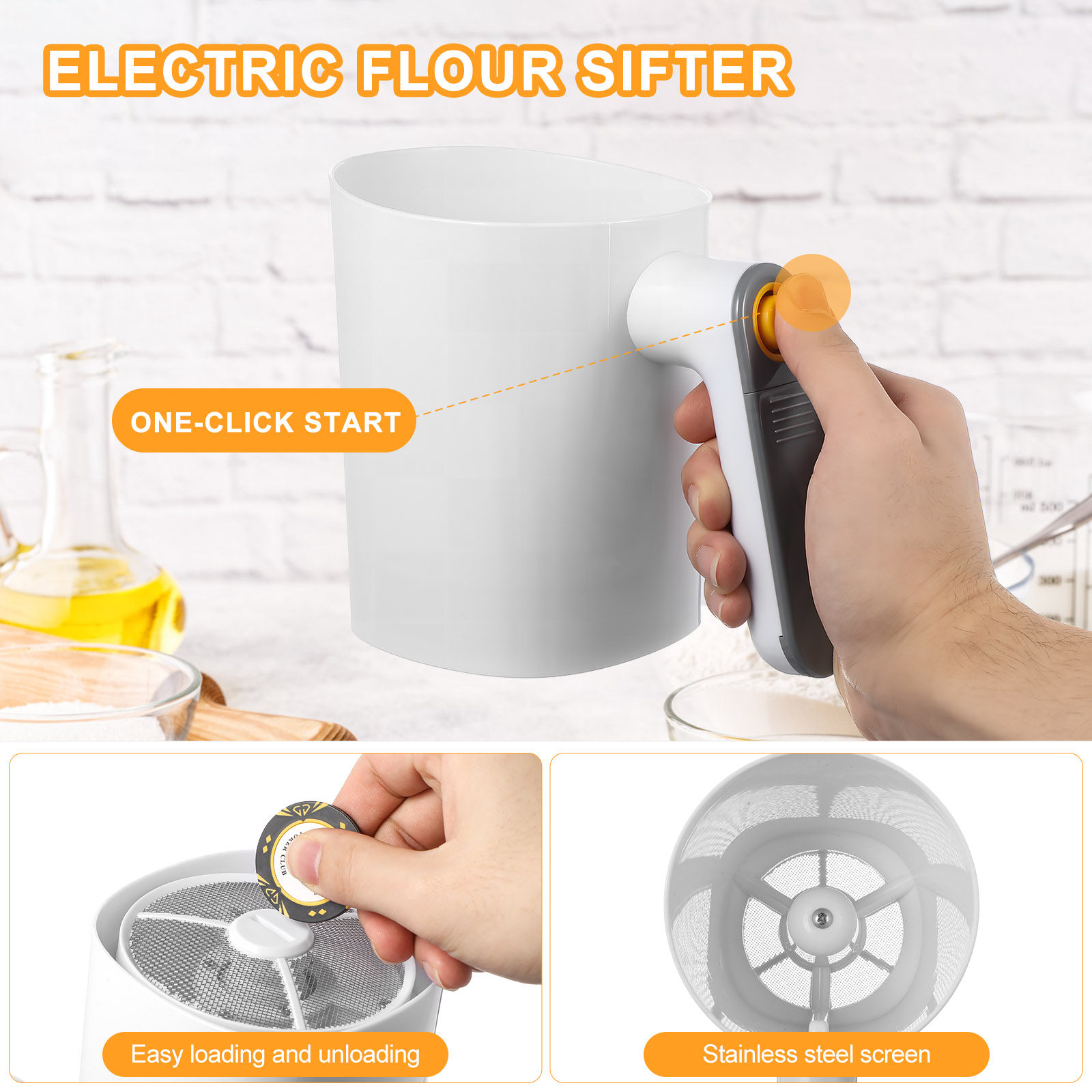 Setaccio Elettrico da Cucina P - Baking Powder Kitchen recensione e prezzo