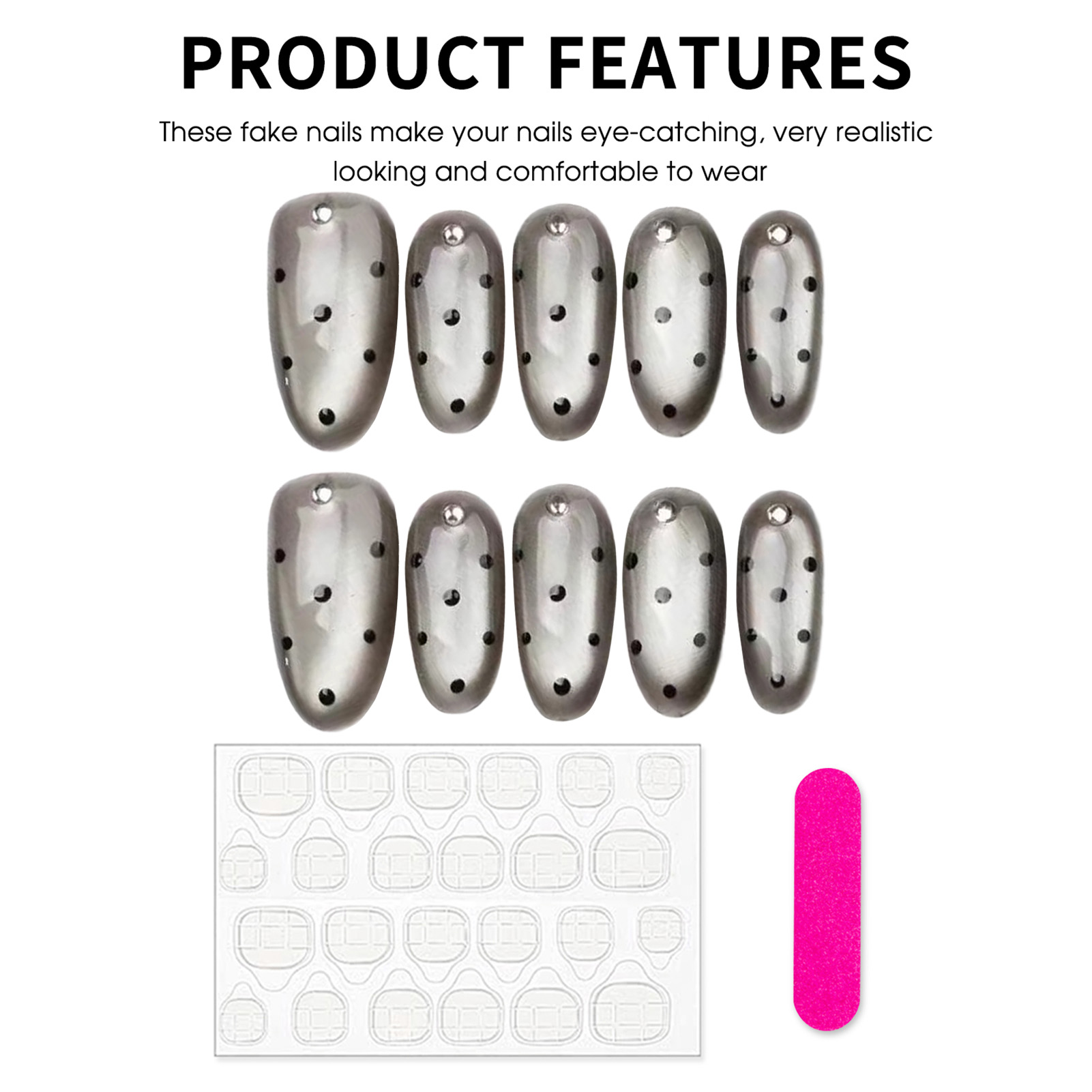 10 pz Unghie Finte Press-On Fa - Decorating Tip Set recensione e prezzo