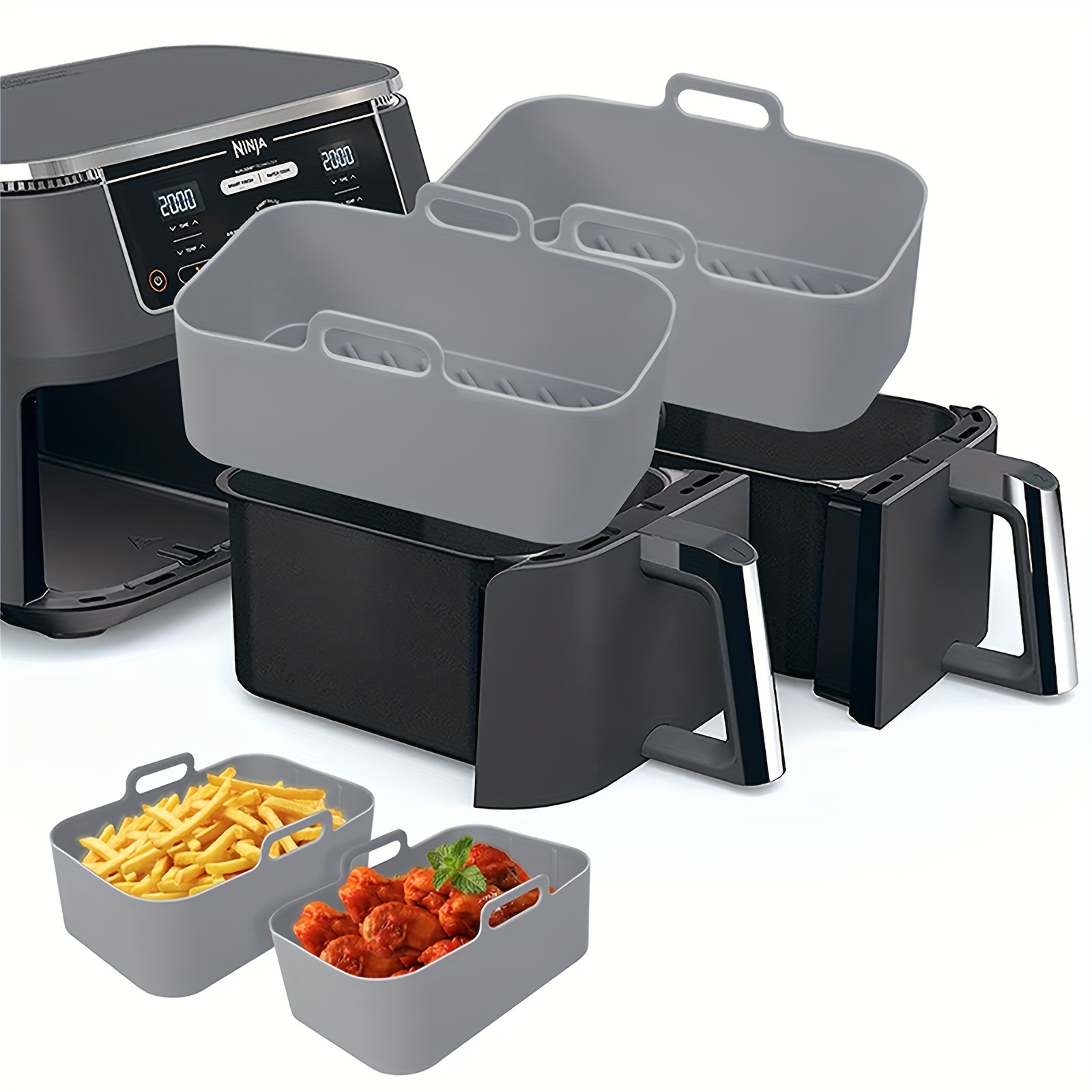1/2 pezzi friggitrice ad aria  - Kitchen Oven Baking Pans recensione e prezzo