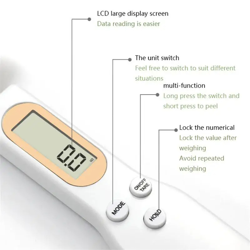 Misurazione digitale LCD Cucch - Baking Powder Kitchen recensione e prezzo