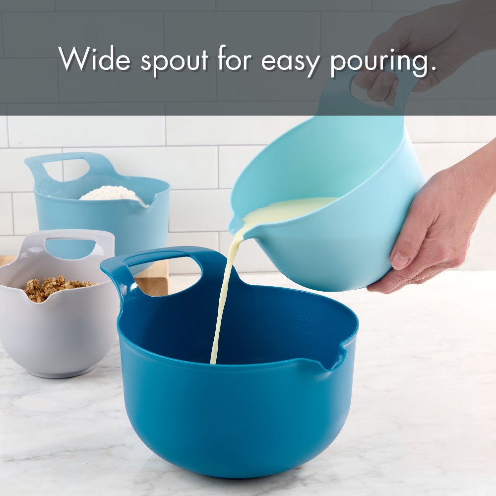 Set di 4 Ciotole in Plastica I - Kitchen Baking Utensil recensione e prezzo