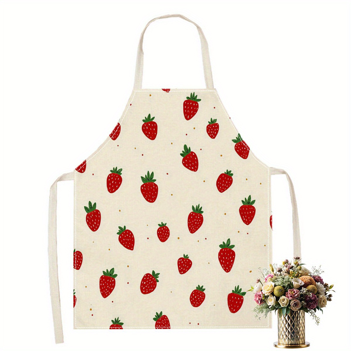 Grembiule con Motivo Fragola,  - Baking Kitchen For Kids recensione e prezzo