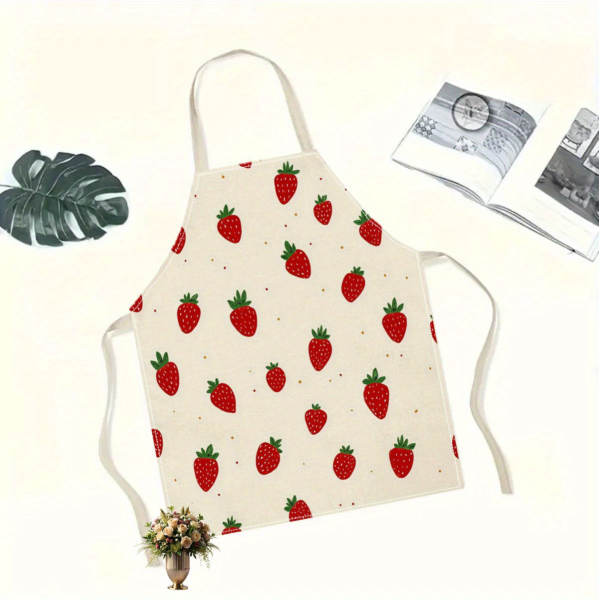 Grembiule con Motivo Fragola,  - Baking Kitchen For Kids recensione e prezzo