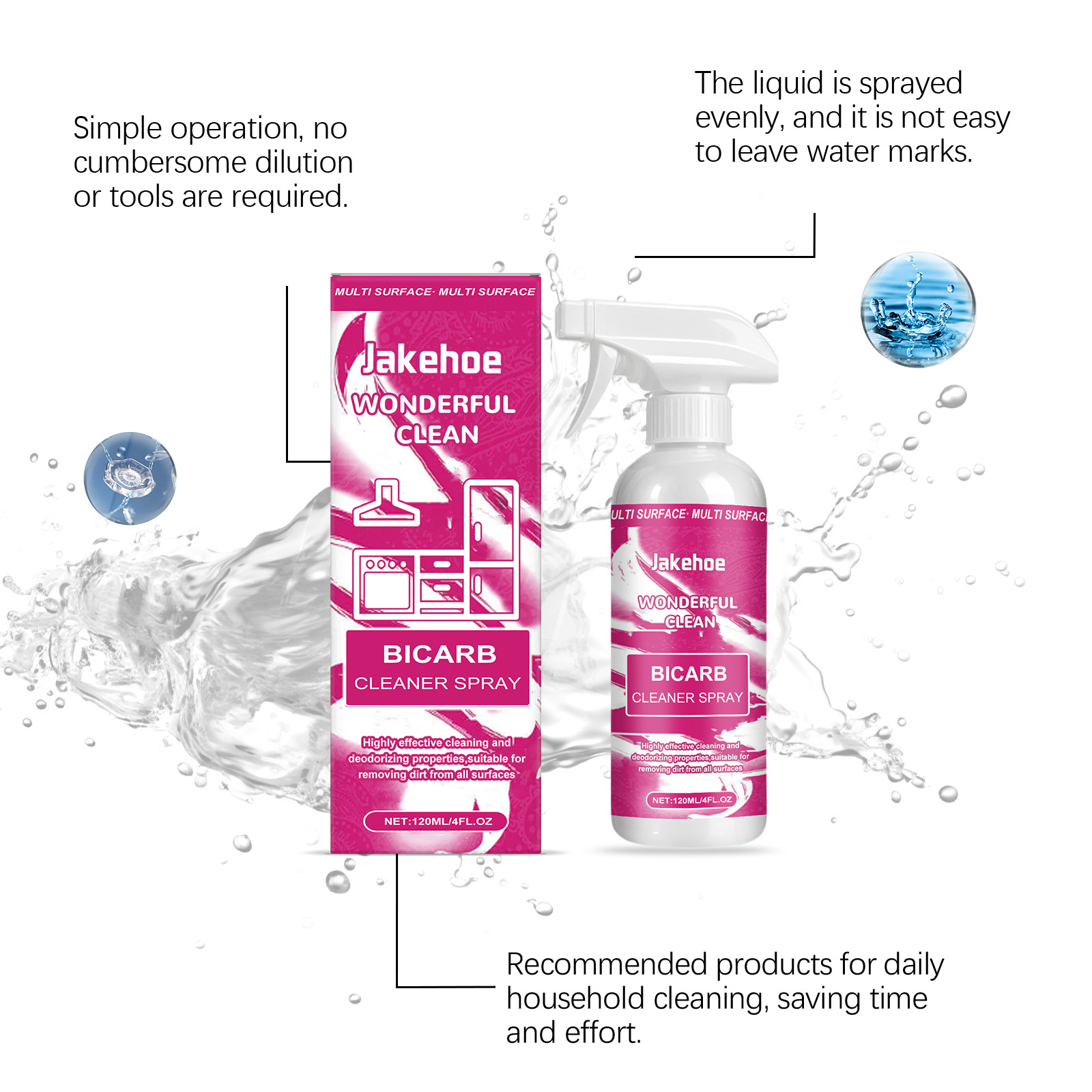 Spray per la pulizia del soda  - Kitchen Cleaner Baking Soda recensione e prezzo