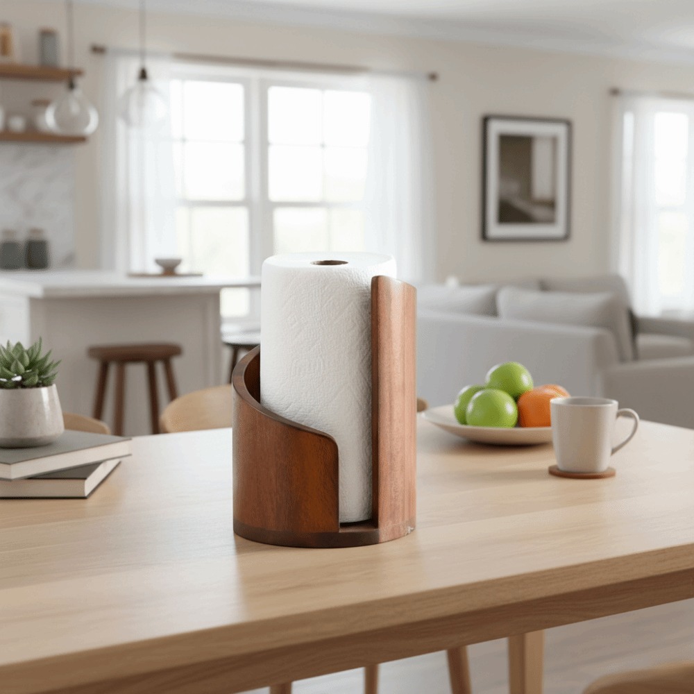 Portarotolo da cucina in legno - Kitchen Baking Paper Holder recensione e prezzo