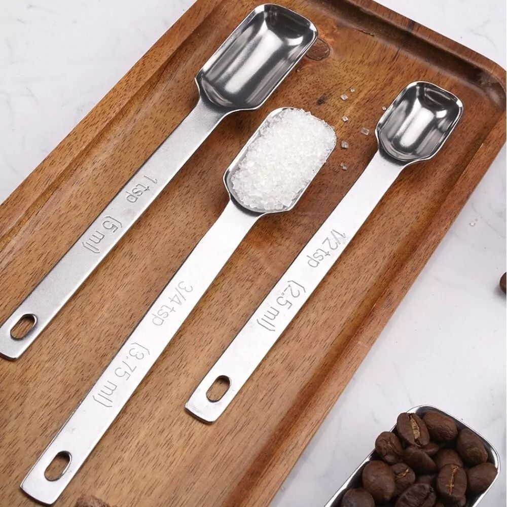 Cucchiai dosatori in acciaio i - Baking Powder Kitchen recensione e prezzo