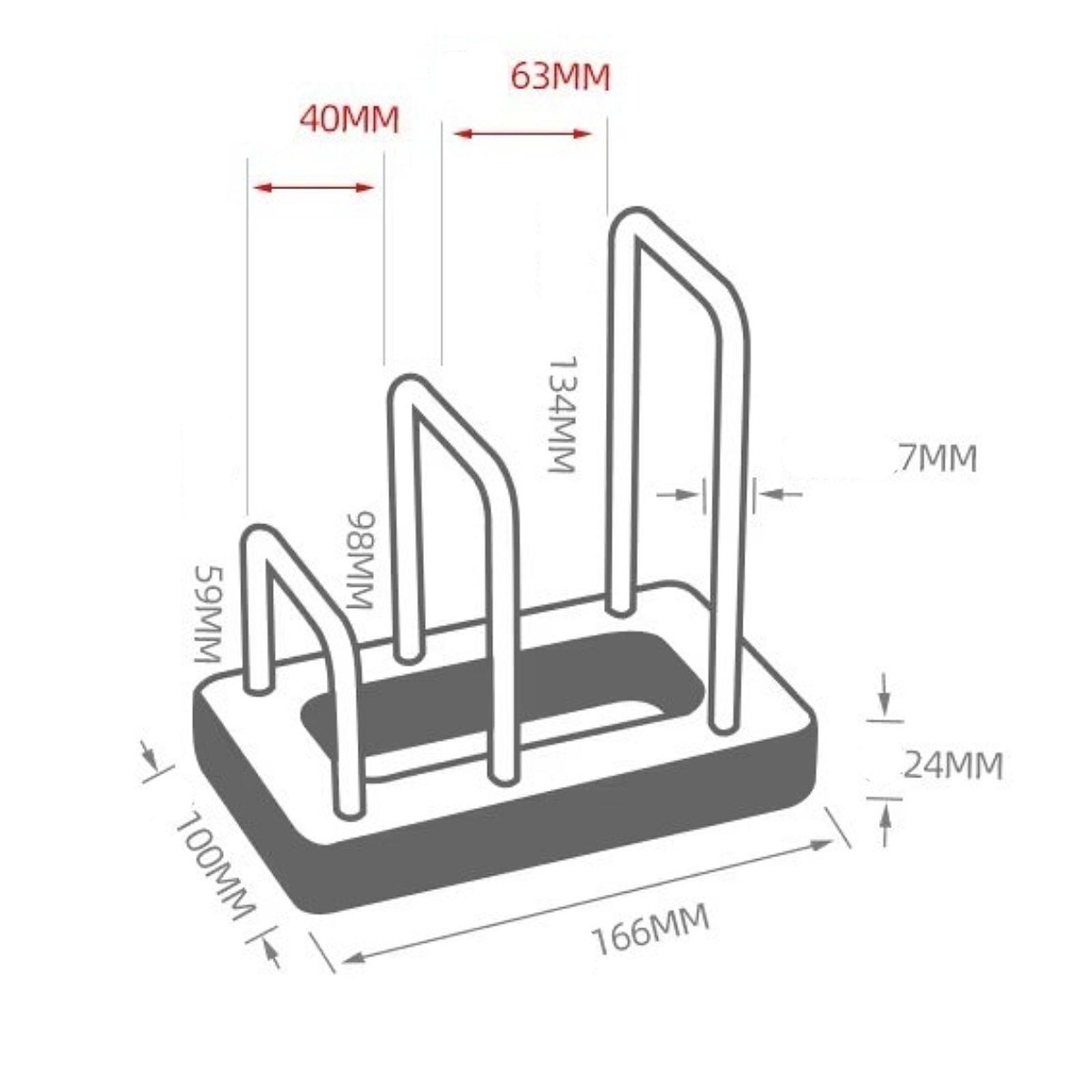 Porta taglieri e coperchi, org - Kitchen Cabinet Baking Sheet Organizer recensione e prezzo