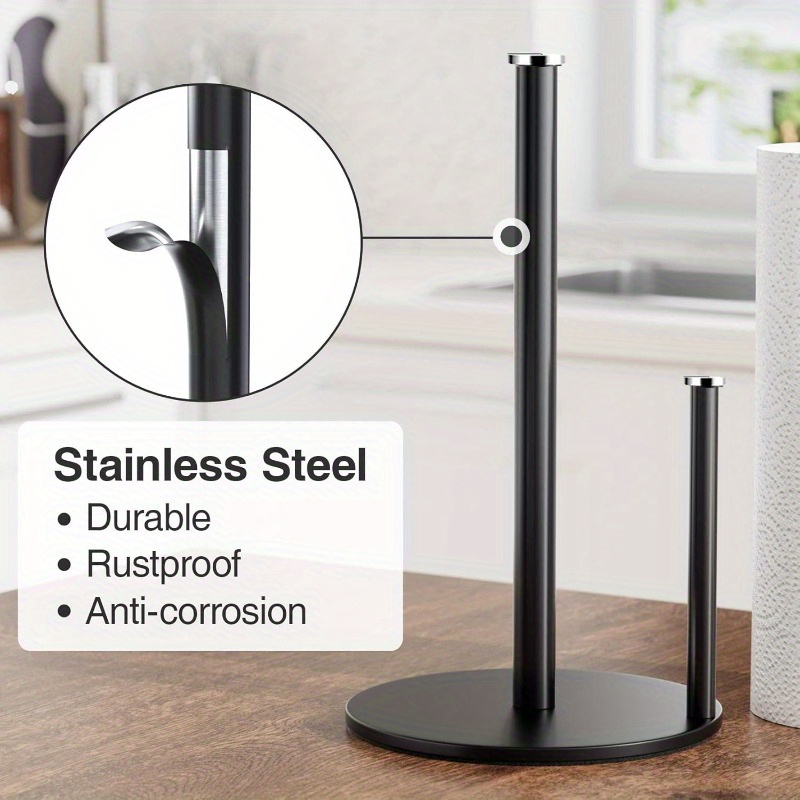 Porta asciugamani di carta ner - Kitchen Baking Paper Holder recensione e prezzo