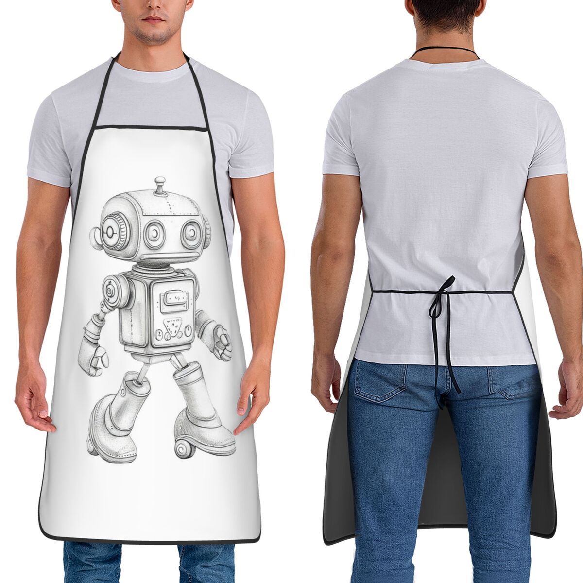 Grembiule da Cucina Retrò con  - Kitchen Robot Baking recensione e prezzo