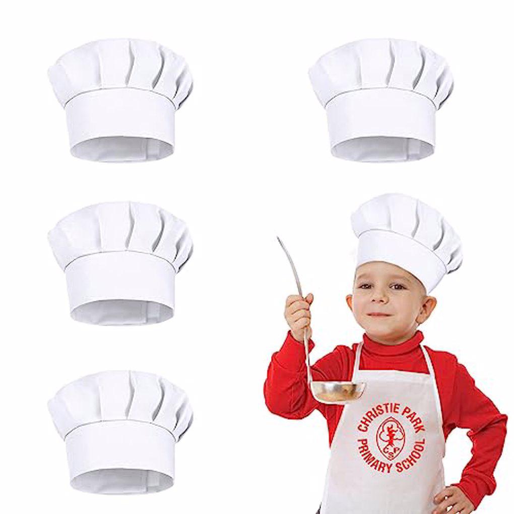 4 Cappelli da Chef Bianchi per - Baking Kitchen For Kids recensione e prezzo