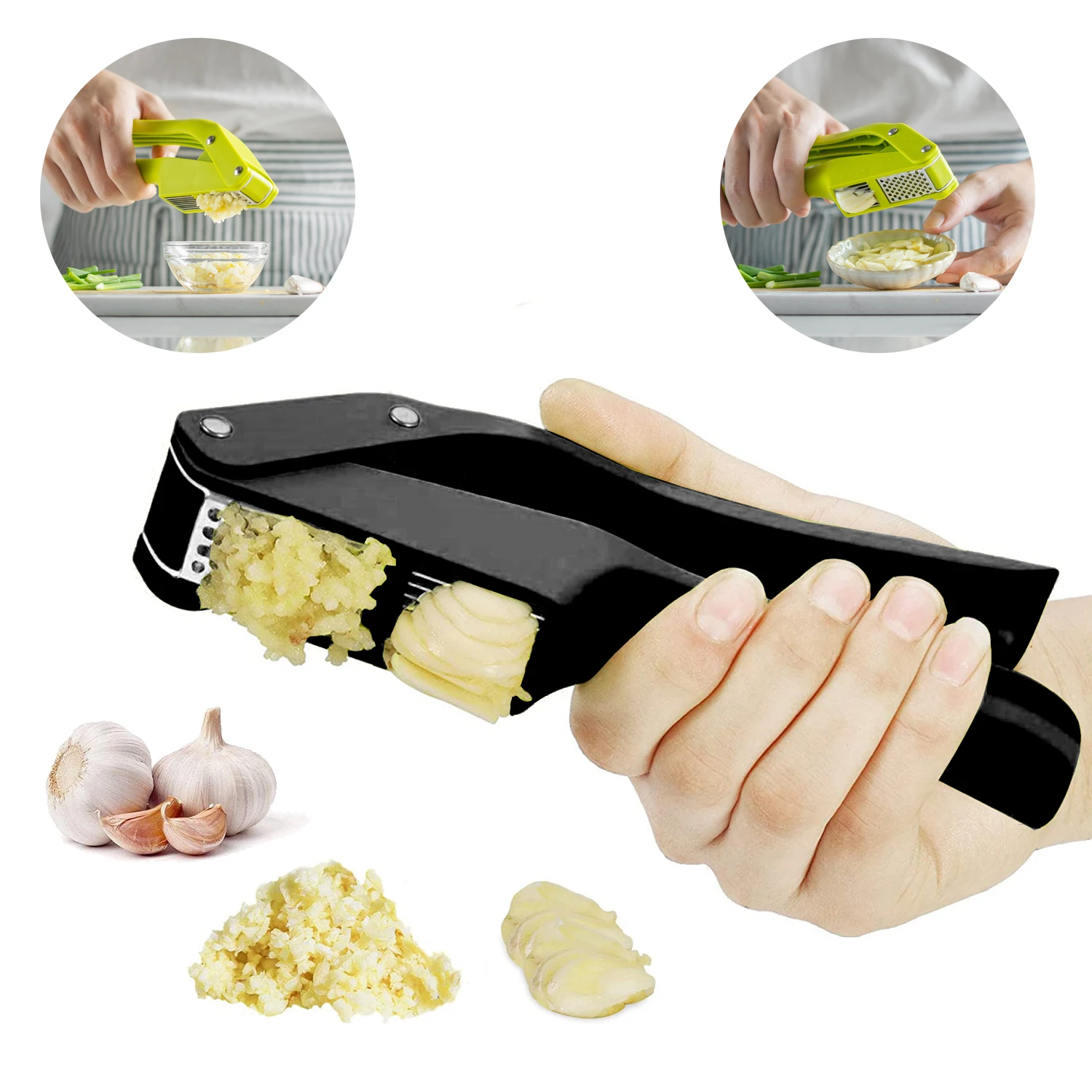2 in 1 Aglio Ricer e Affettatr - Kitchen Jobs recensione e prezzo